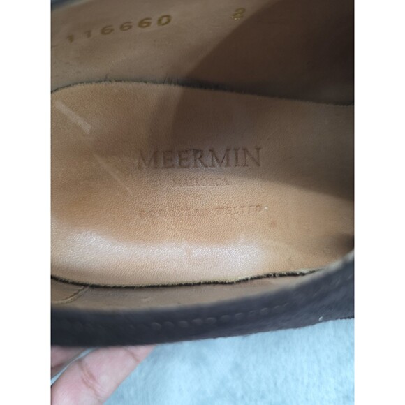 Meermin Mallorca Men\'s Size 8 Brown Leather Shoes Cap Toe Goodyear Welt main image 10